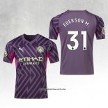 Manchester City Player Ederson M. Goalkeeper Shirt 23/24 Purpura