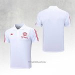 Manchester United Shirt Polo 23/24 White